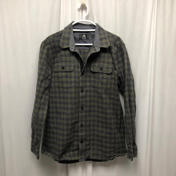 Swanndri Plaid Flannel Shirt Mens Size XXL Cotton Green Long Sleeve Tailored Fit - Picture 1 of 7